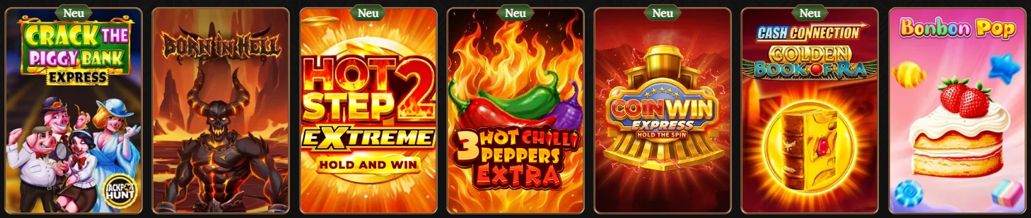 BetWest Spiele